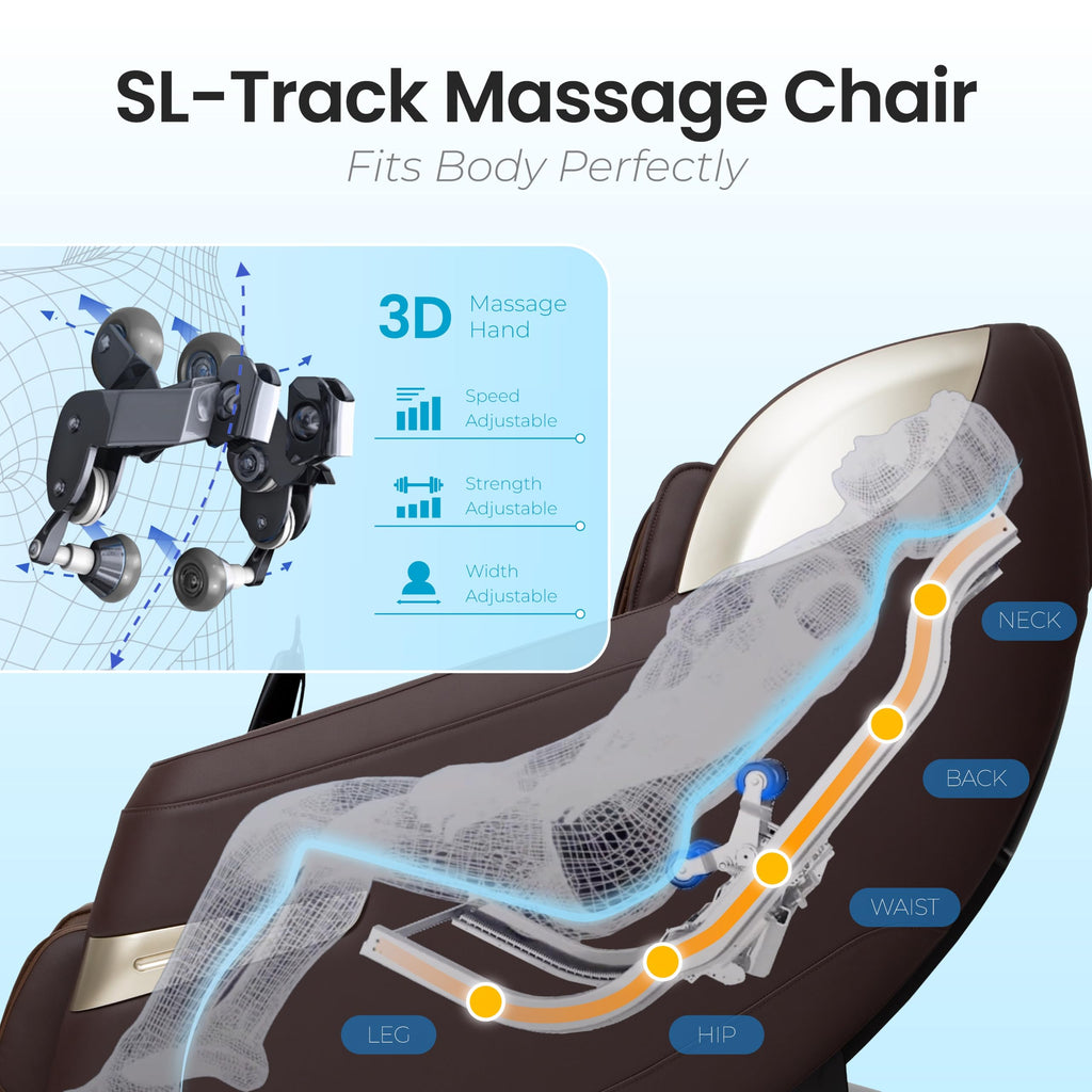 Titan Quantum Massage Chair | Taupe | Full Body & Zero Gravity Features | Customizable Massage Programs
