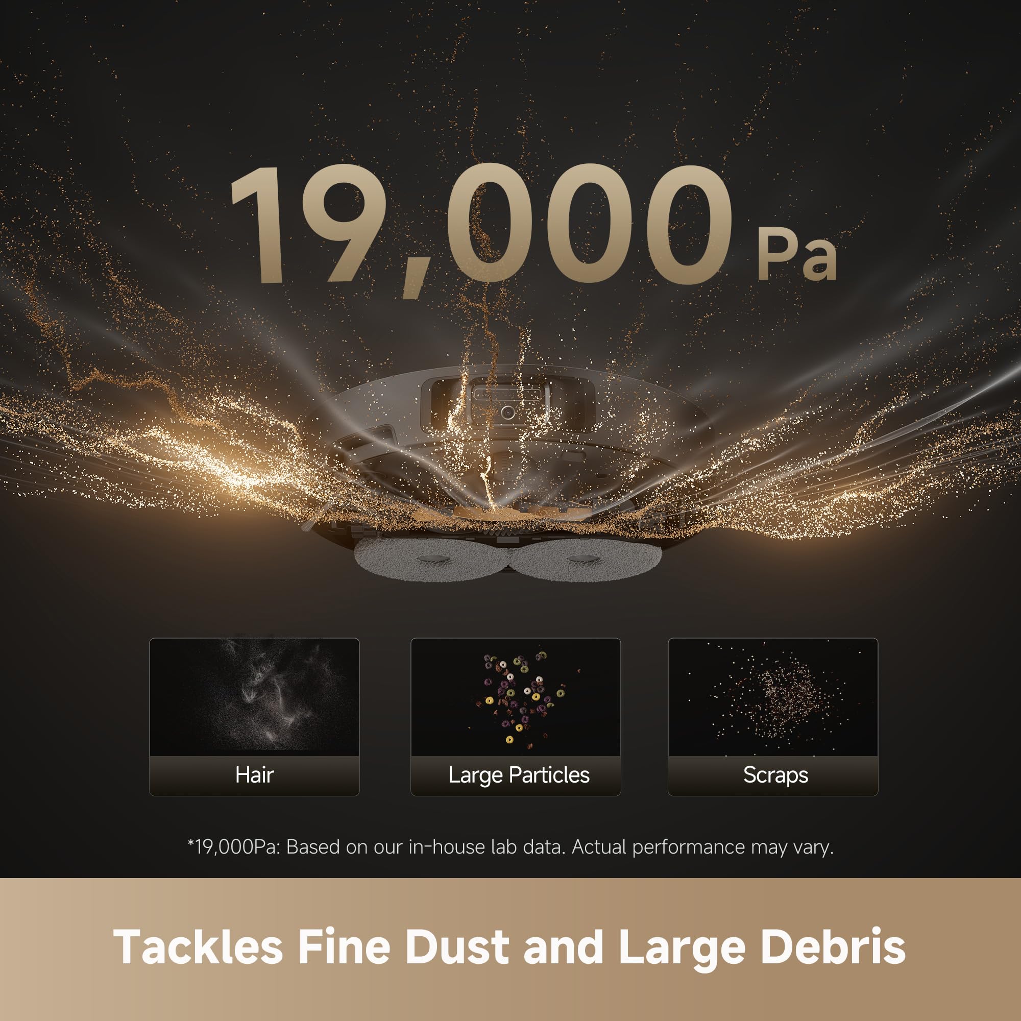 DREAME L40s Ultra AE Robot Vacuum and Mop Combo, 19,000Pa Suction, Self Emptying Dust Box, Flexible Mop & 167℉ Self Cleaning Washboard, Diverse Brush Selection, All-in-One Station, Auto Refill