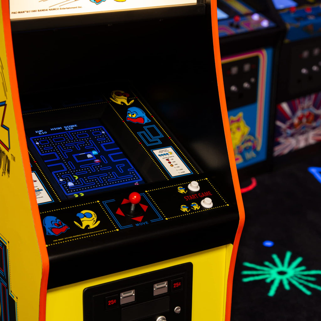 Numskull Quarter Arcades Teenage Mutant Ninja Turtles Collector's Edition Mini Arcade - 1/4 Scale Authentic Wooden Replica, Original ROM, Rechargeable Battery & 3W Speakers for Retro Enthusiasts