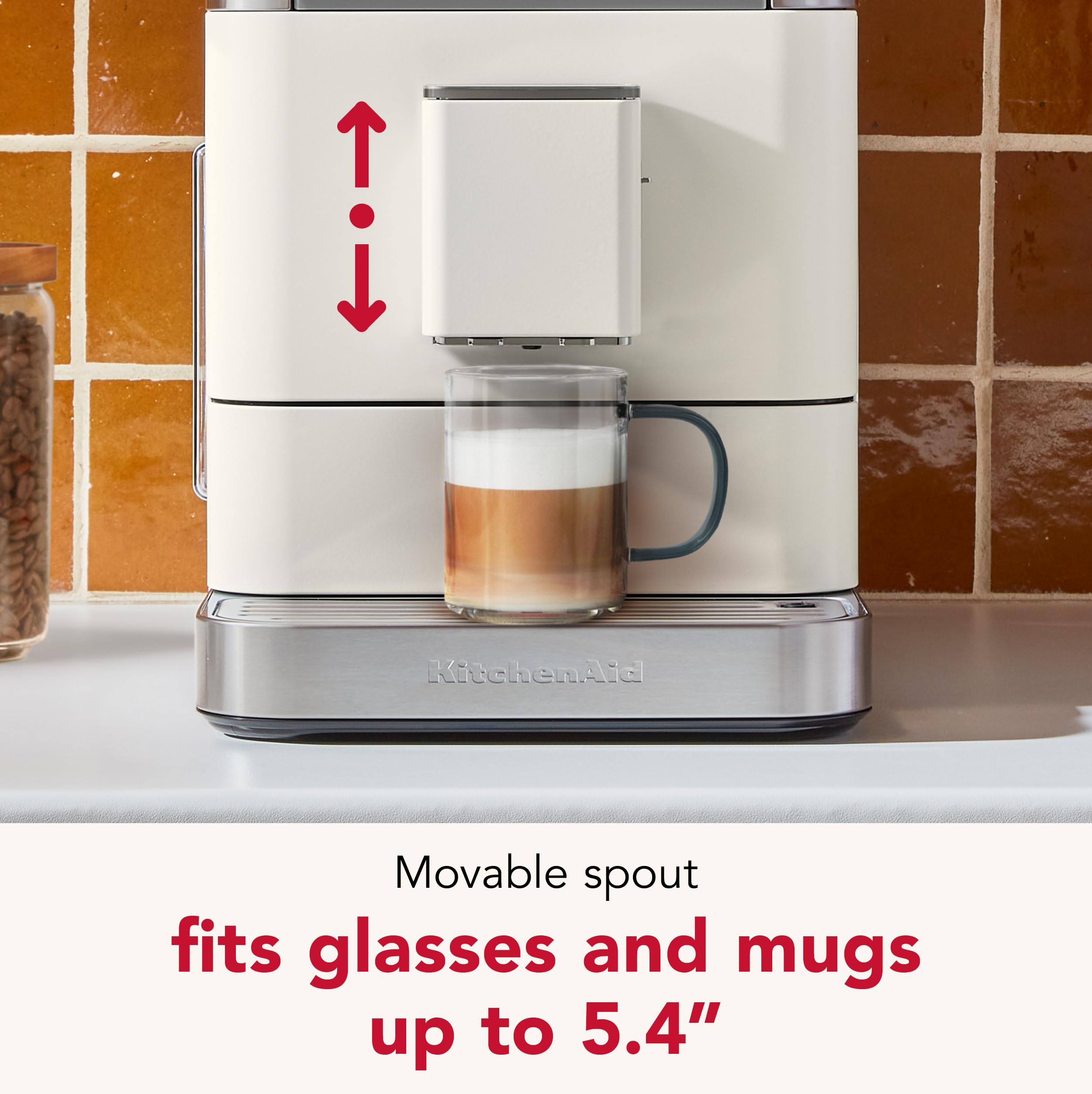 KitchenAid Fully Automatic Espresso Machine KF6, KES8556SX, Stainless Steel