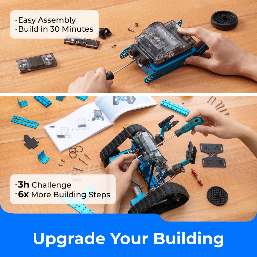 Makeblock mBot2 Coding Robot for Kids, Code Learning Support Scratch & Python Programming, Robotics Kit for Kids Ages 8-14 and up, Building STEM Robot Toys Gifts for Boys Girls