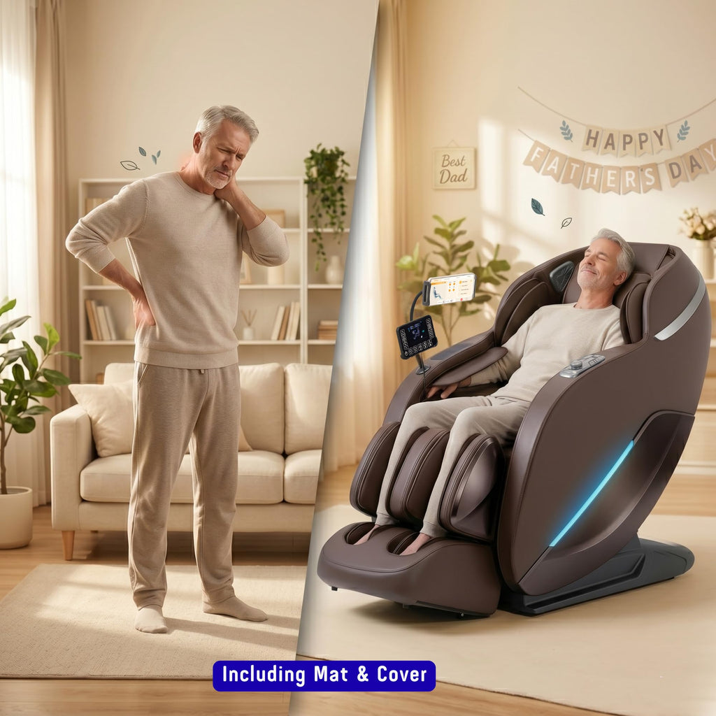 MYTHIA 2026 4D Massage Chair for Home Relaxation– Full Body Zero Gravity Recliner with 55" SL Track, Body Scan, 12 Auto Modes, Heat, Bluetooth App Control & Wireless Charging (A303C Black)
