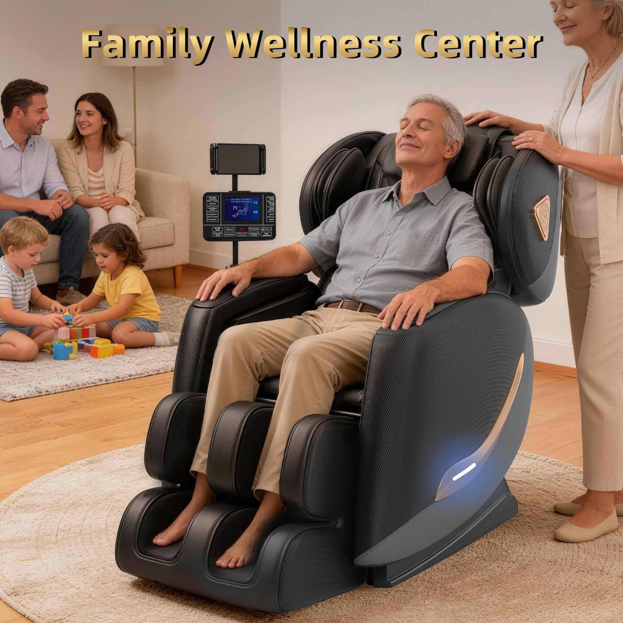2026 Massage Chair Full Body, Zero Gravity Massage Chair Recliner - Upgraded 10-Point Roller, Heating, Airbags, Foot Roller, Shiatsu Full Body Massage Chairs, Gift for Parent