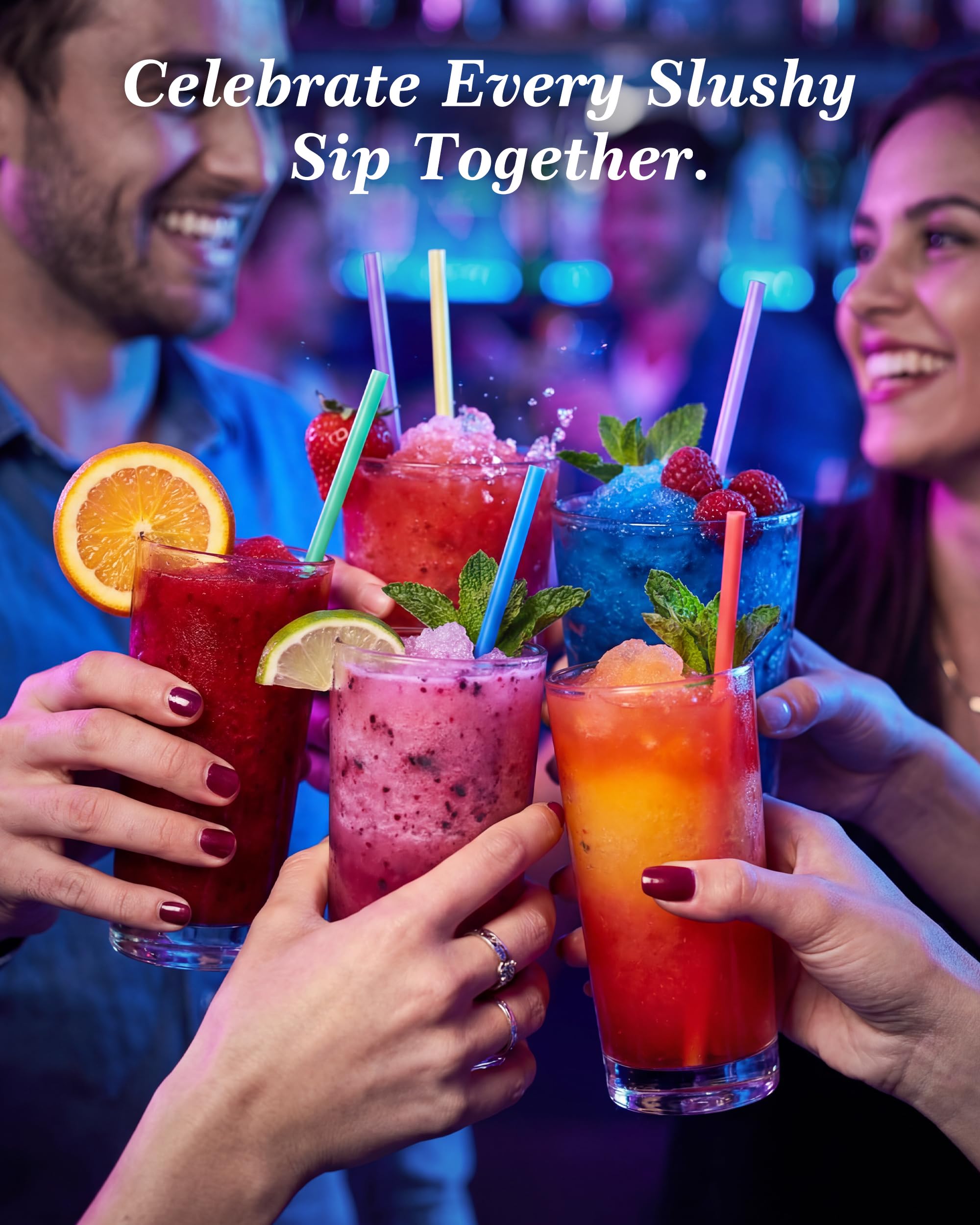 Commercial Slushy Machine 8Gal/30L, Margarita Slushie Smoothie Frozen Drink Maker,5-in-1,Wine Daiquiri Frapper Dispenser for Restaurants, Bars,Cafe and Home Party