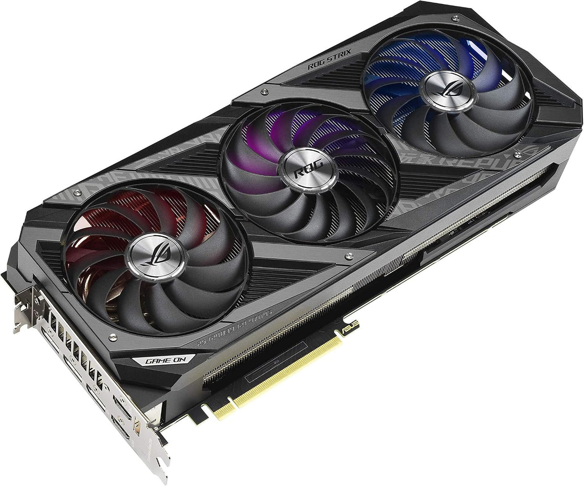 ASUS ROG Strix NVIDIA GeForce RTX 3090 Gaming Graphics Card- PCIe 4.0, 24GB GDDR6X, HDMI 2.1, DisplayPort 1.4a, Axial-tech Fan Design, 2.9-Slot