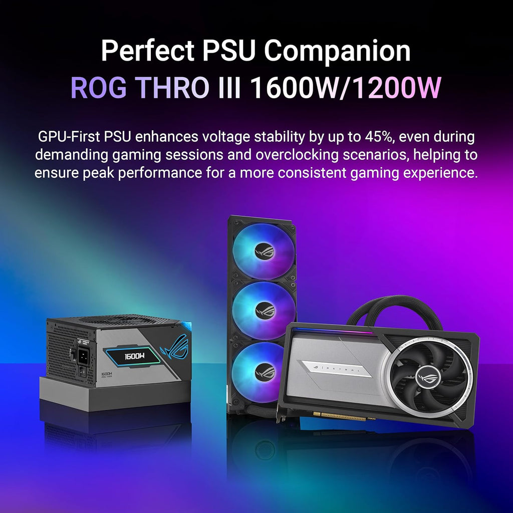 ASUS TUF Gaming GeForce RTX 5090 32GB GDDR7 Gaming Graphics Card (Nvidia GeForce RTX5090, 3.6 Slot Design, PCIe 5.0, 2X HDMI 2.1b, 3X DisplayPort 2.1a, TUF-RTX5090-32G-GAMING, Black)