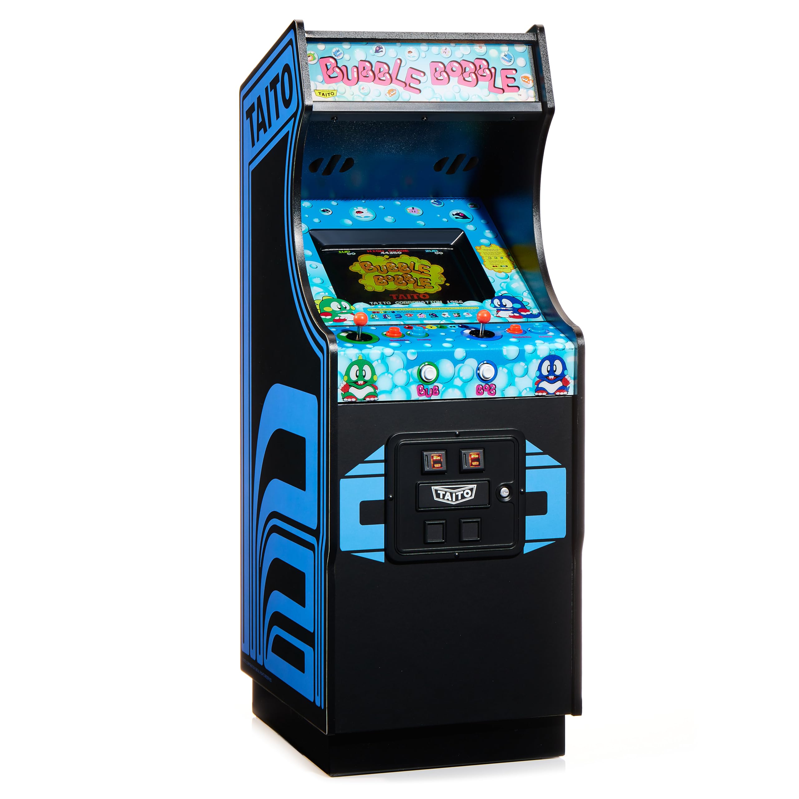 Numskull Quarter Arcades Teenage Mutant Ninja Turtles Collector's Edition Mini Arcade - 1/4 Scale Authentic Wooden Replica, Original ROM, Rechargeable Battery & 3W Speakers for Retro Enthusiasts