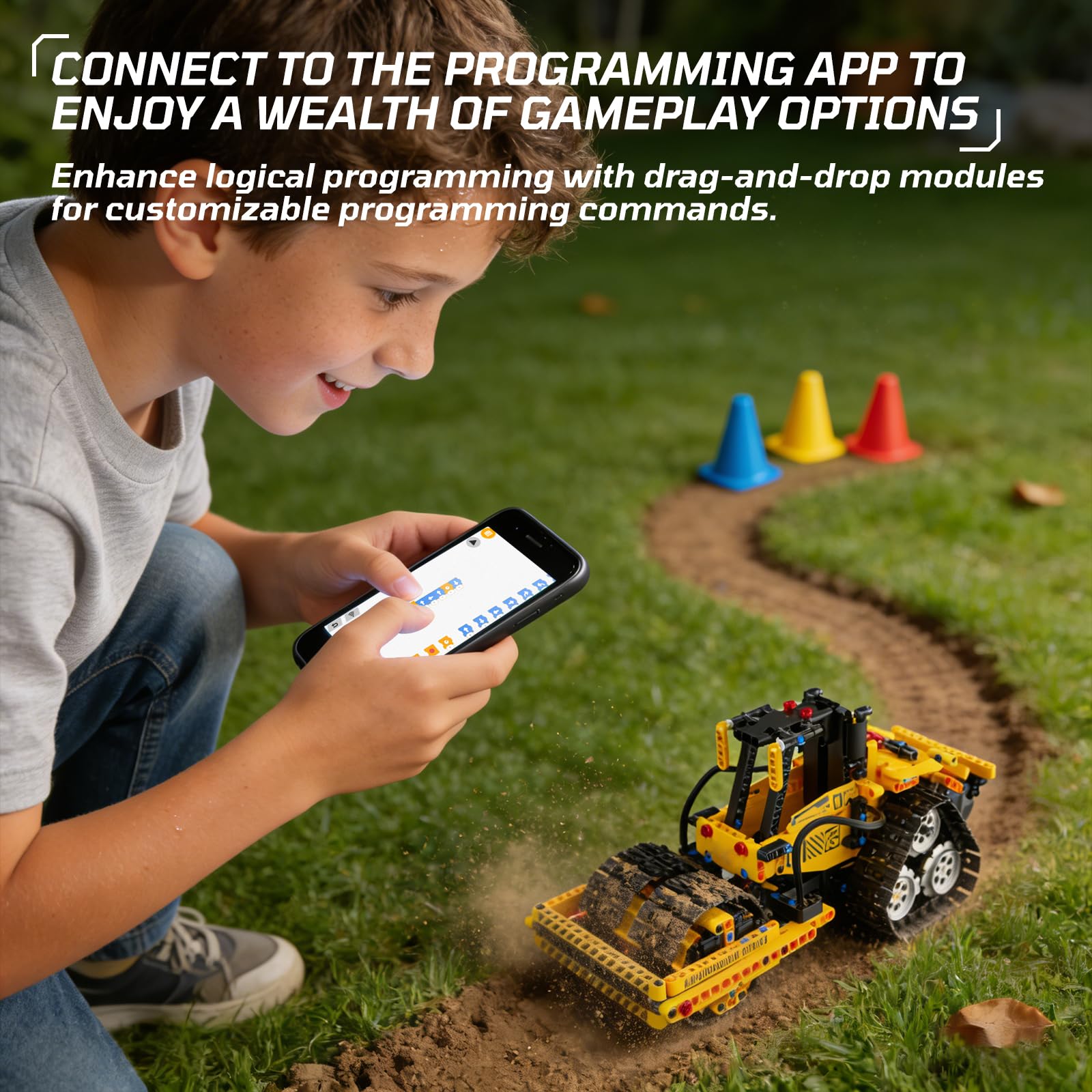 HPROMOT RC Robot Toy for Kids Remote Control Robot Toy, Smart Gesture Sensing Rechargeable & Programmable Robot Walking Dancing Singing Chirstmas Gift for 3-15 Years Old Boys Girls