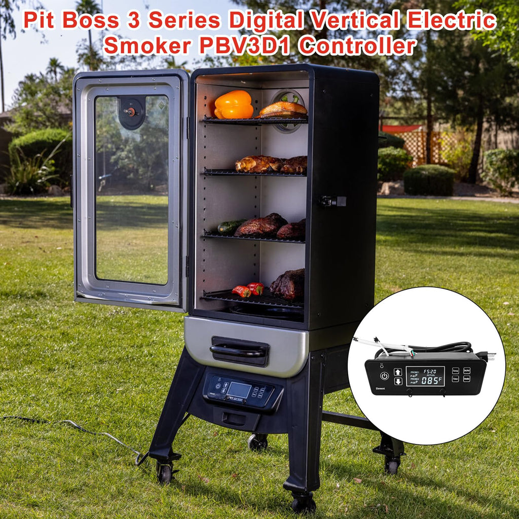 Digital Thermostat Control Board Replacement Parts Compatible with Pit Boss 2 Series Digital Electric Vertical Smoker for Pit Boss PBV2D1 Controller