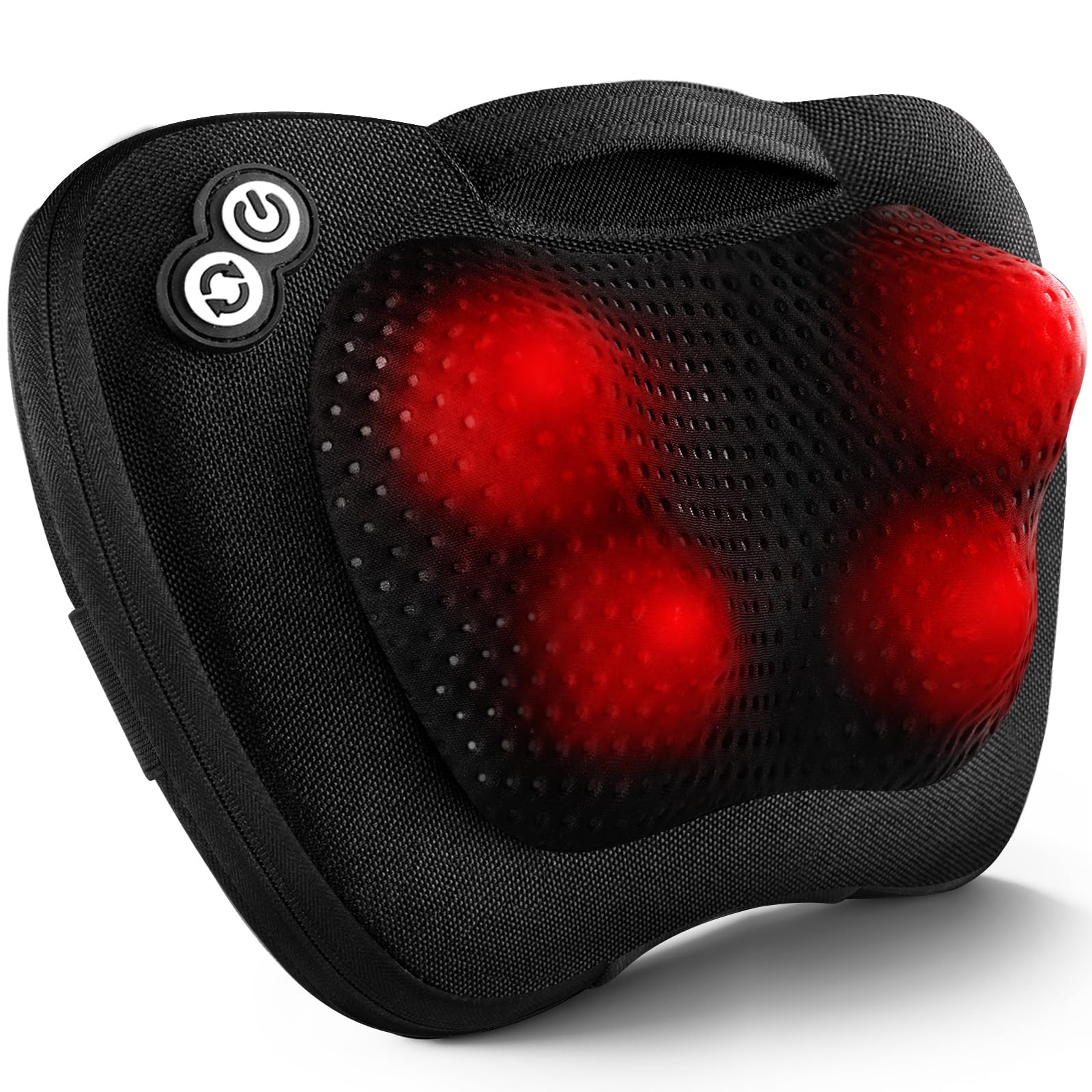 VIKTOR JURGEN Fathers Day Dad Gifts, Shiatsu Back Massager with Heat – Deep Tissue Massage for Neck, Shoulder, Back Pain Relief, Electric Kneading 3D Massage Pillow Gifts for Men Women Mom, Christmas