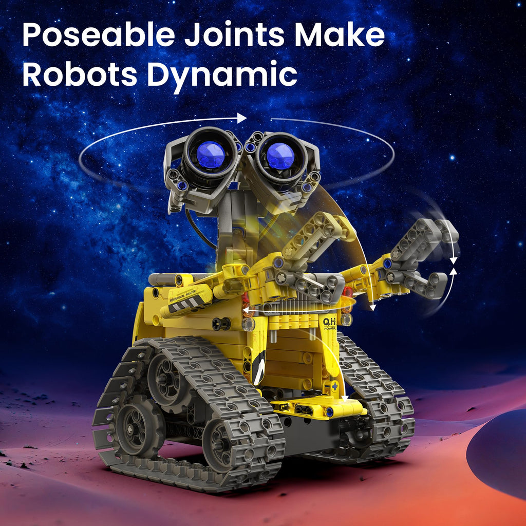 Sillbird Robot Building Kit with Remote Control STEM Gifts for Boys Age 8-13, Coding Robotic Toys for Kids Birthday, Buildable 5in1 Models with 488 Pieces