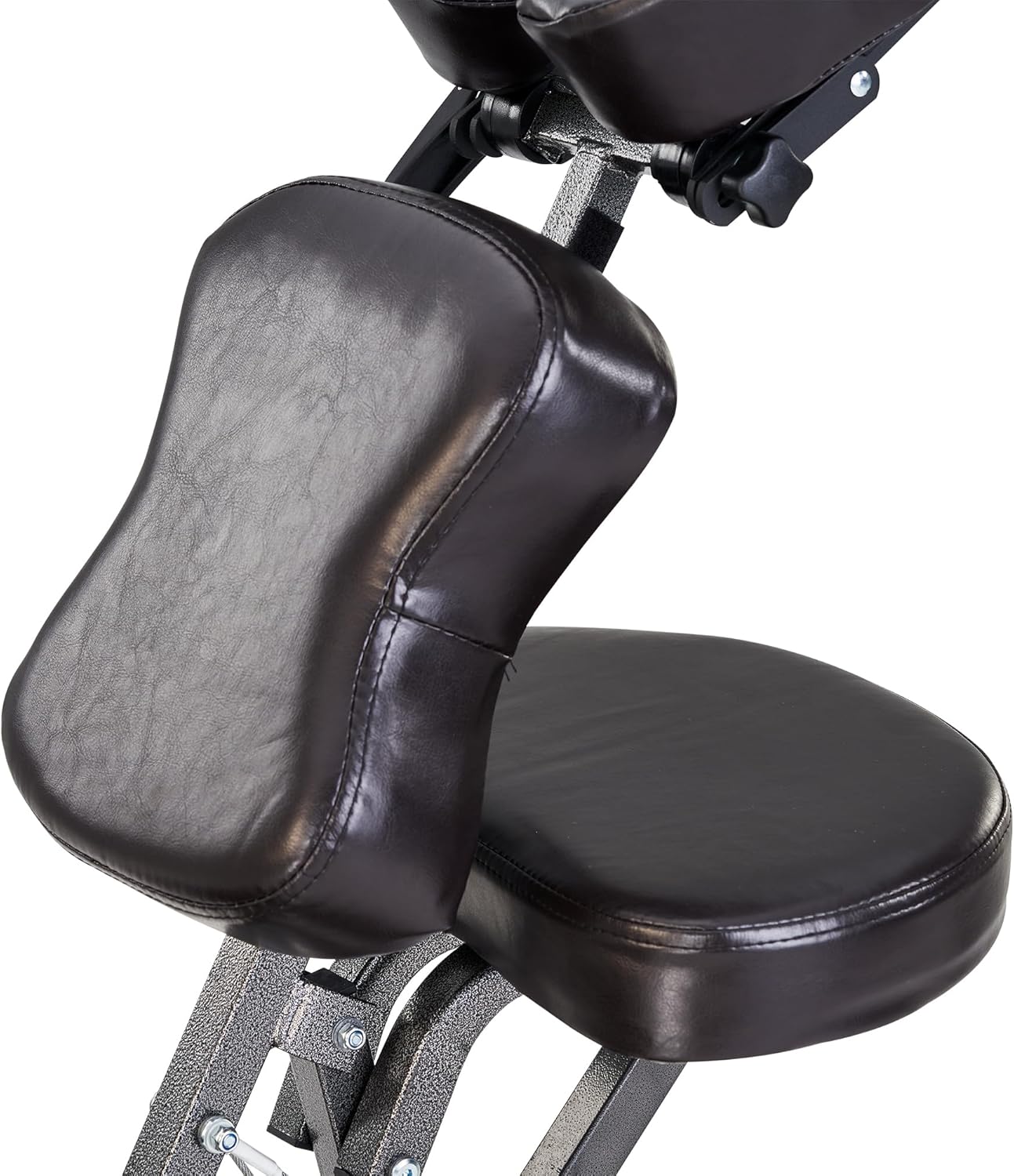 Master Massage Bedford Full Body Portable Massage Chair – Lightweight Folding Tattoo & Salon Chair with Adjustable Height, Face Cradle, Carrying Case (Coffee)