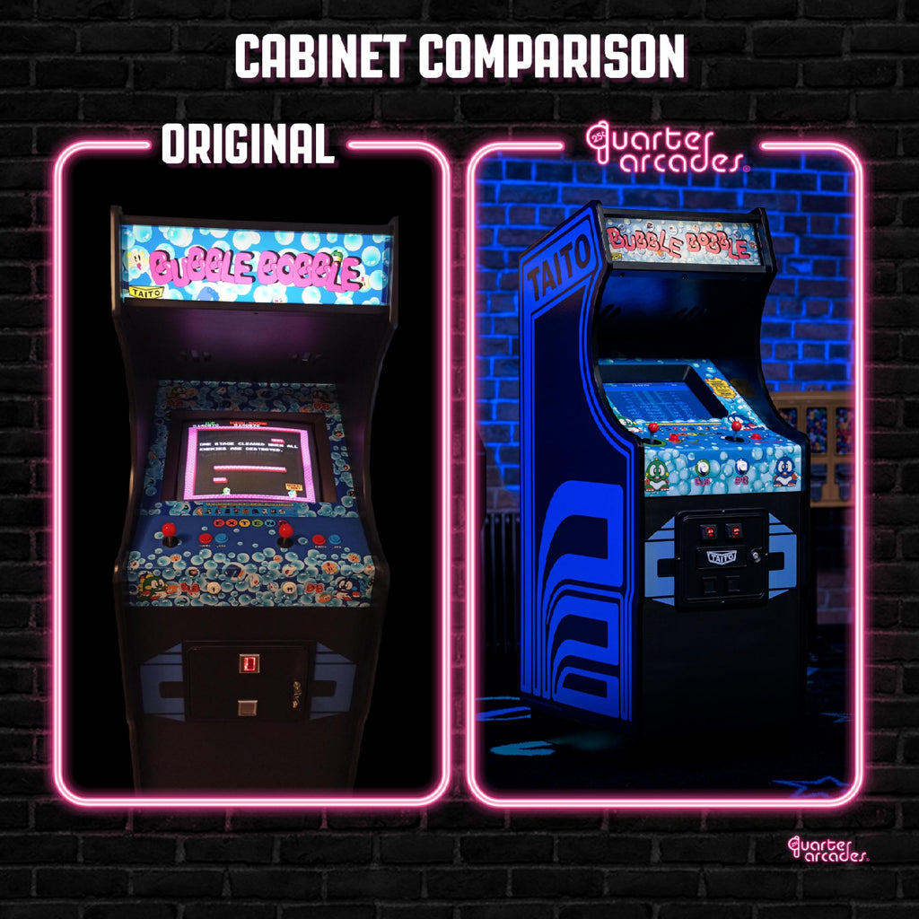 Numskull Quarter Arcades Teenage Mutant Ninja Turtles Collector's Edition Mini Arcade - 1/4 Scale Authentic Wooden Replica, Original ROM, Rechargeable Battery & 3W Speakers for Retro Enthusiasts