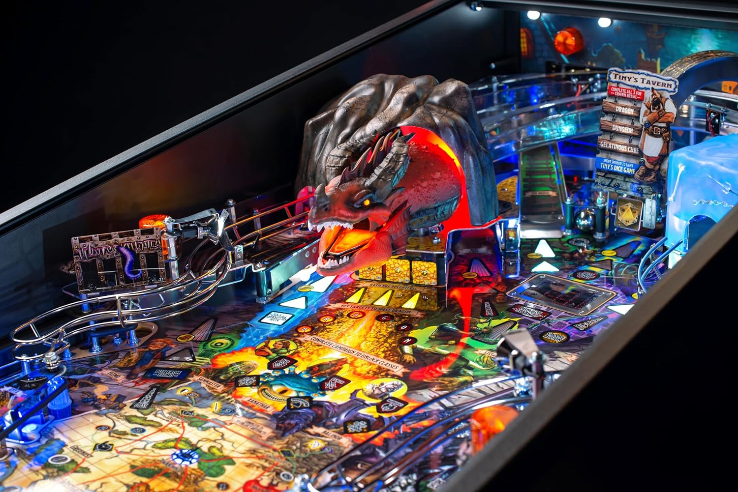 Stern Pinball Dungeons & Dragons with Insider Connected, Premium Edition Arcade Pinball Machine