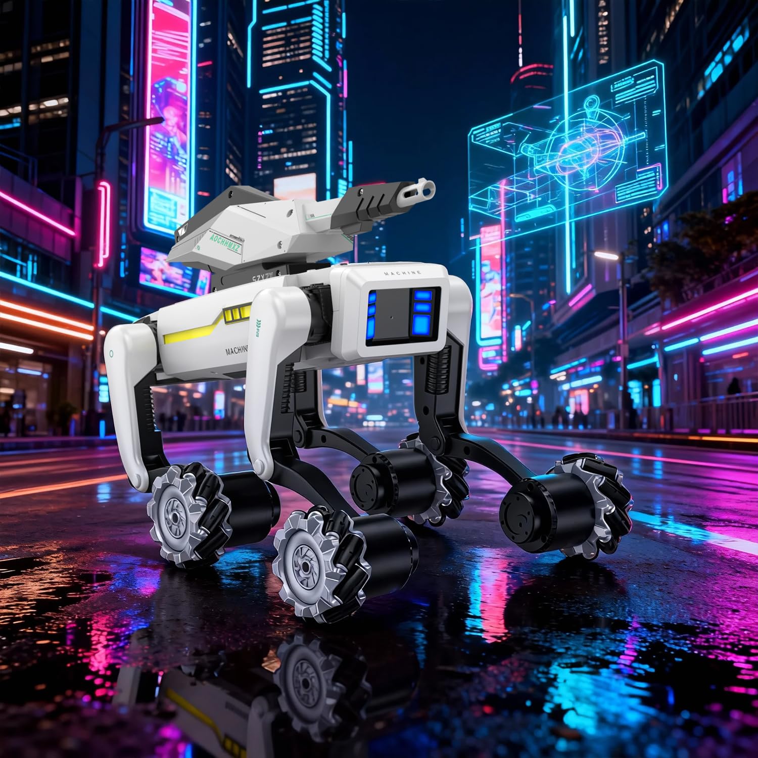 Smart Robot Dog for Kids Ages 6-12, Voice and Remote Control Robotic Pet, 30+ Bionic Actions, All-Terrain Stunt Moves, 25m Range, STEM Toy for Kids