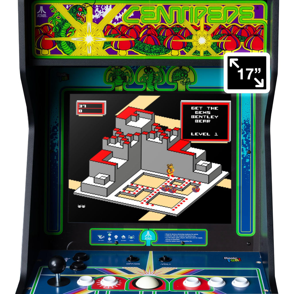 Arcade Classics - WWE Ultra Series Game Machine, 5 Games, 17" Liquid Crystal Screen - Indoor Cabinet, Retro, Gaming Console, Basement Decoration, Man Cave