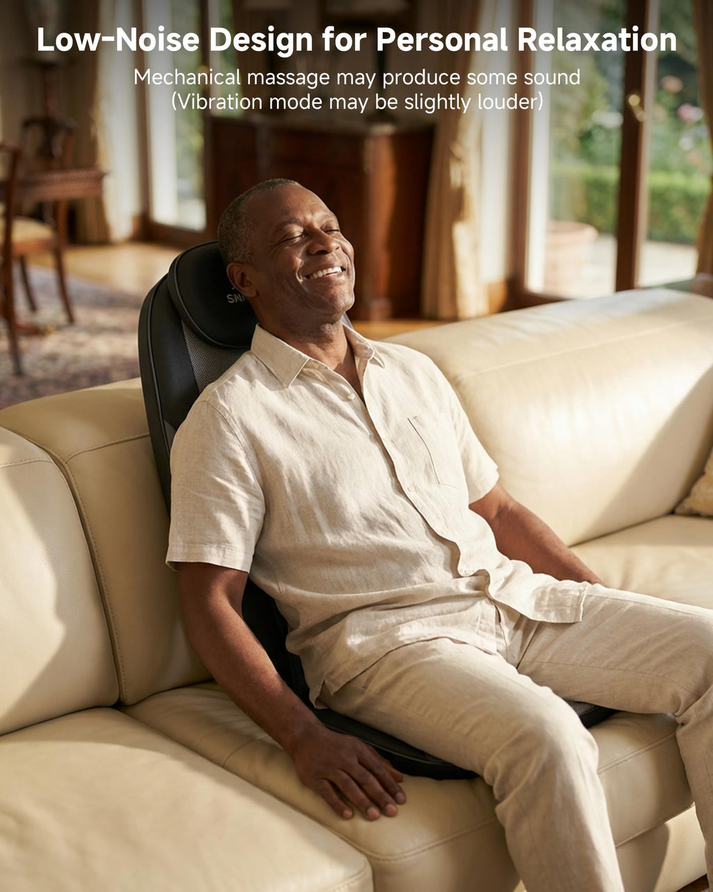 Snailax 2026 Upgraded Shiatsu Roller Back Massager with Heat Massage Chair Pad Kneading Back Massager for Pain Relief Deep Tissue Chair Massage Pad for Office Home Gift Fathers