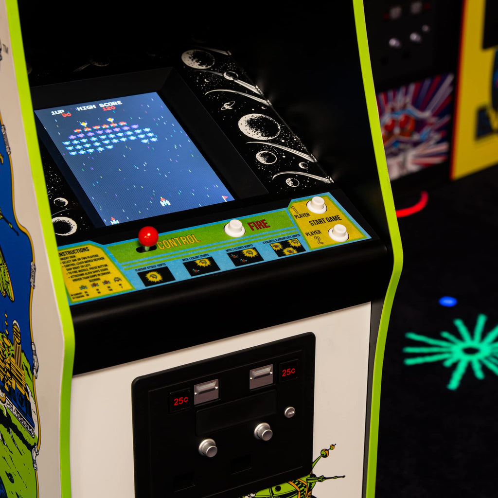 Numskull Quarter Arcades Teenage Mutant Ninja Turtles Collector's Edition Mini Arcade - 1/4 Scale Authentic Wooden Replica, Original ROM, Rechargeable Battery & 3W Speakers for Retro Enthusiasts