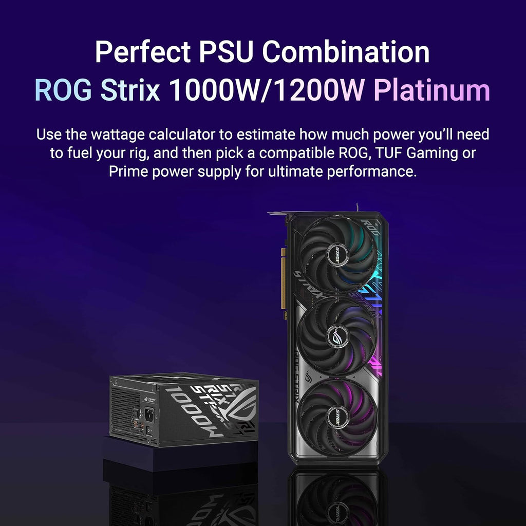 ASUS ROG Strix GeForce RTX 5070 Ti OC Edition 16GB GDDR7 Gaming Graphics Card (Nvidia GeForce RTX5070 Ti DLSS 4, 3.2-Slot Design, PCIe 5.0, 3X DisplayPort 2.1b, 2X HDMI 2.1b)