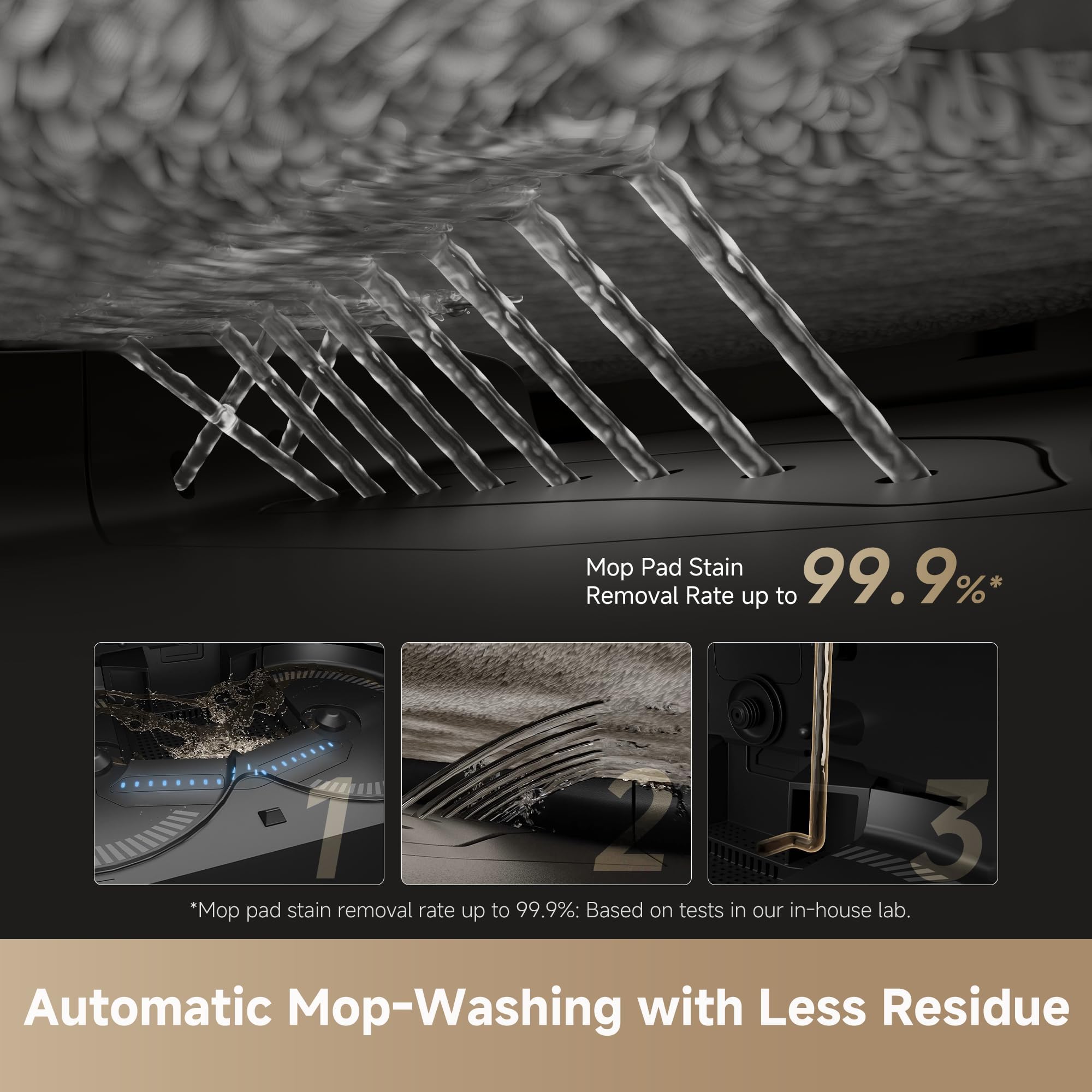 DREAME Aqua10 Roller AE Robot Vacuum, Roller Mop Fresh Water Mopping, Carpet-Safe Roller Guard, Auto-Empty, 30,000Pa Suction, 212℉ Hot Water Mop Washing, Hot Air Drying, 100% Detangling, Voice Control