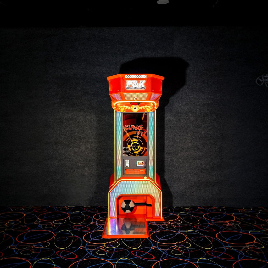 MEGA Vending Punch & Kick Arcade Ticket Redemption Game Machine - Led Display