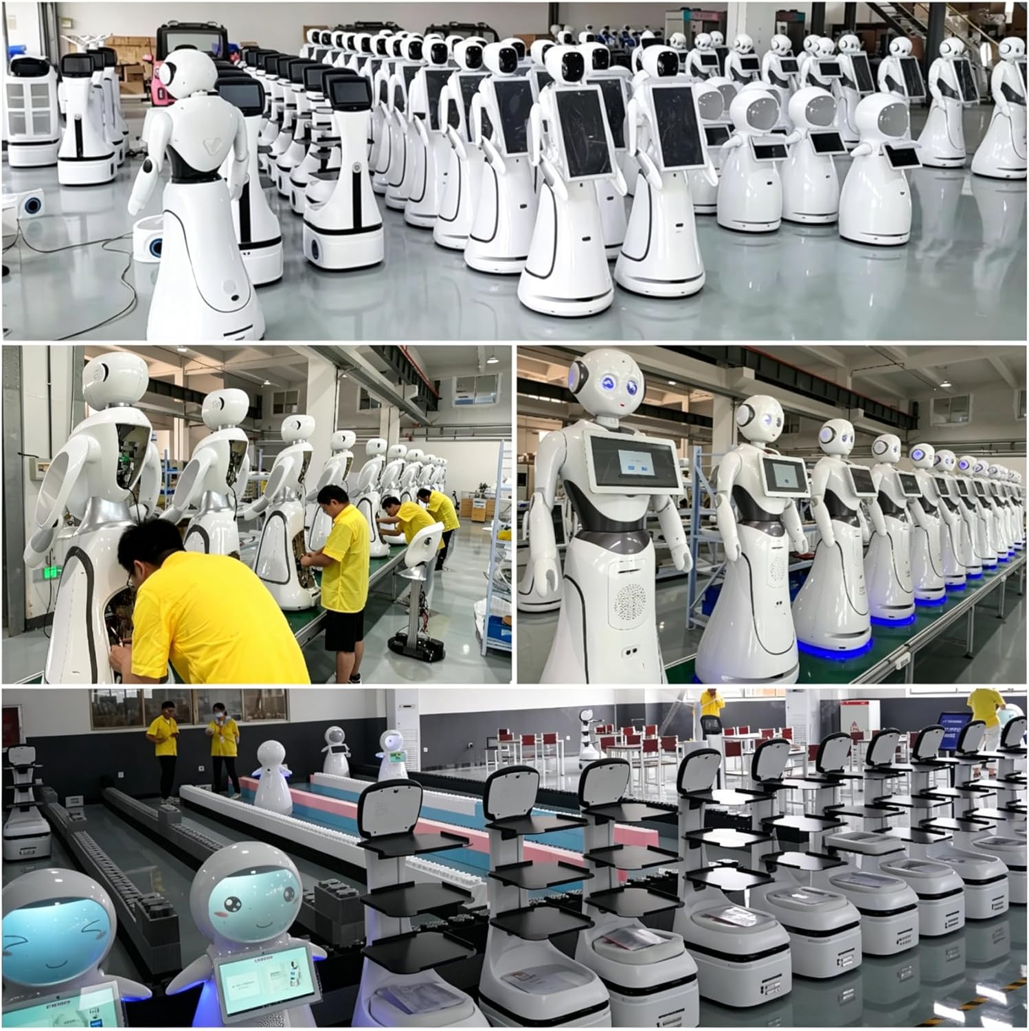 Commercial Restaurant Delivery Robot, Autonomous Food Delivery Robot with AI Voice Interaction, Navigation, Smart Restaurant Service Robots for Hotel Cafe Food Court Hospitality Business