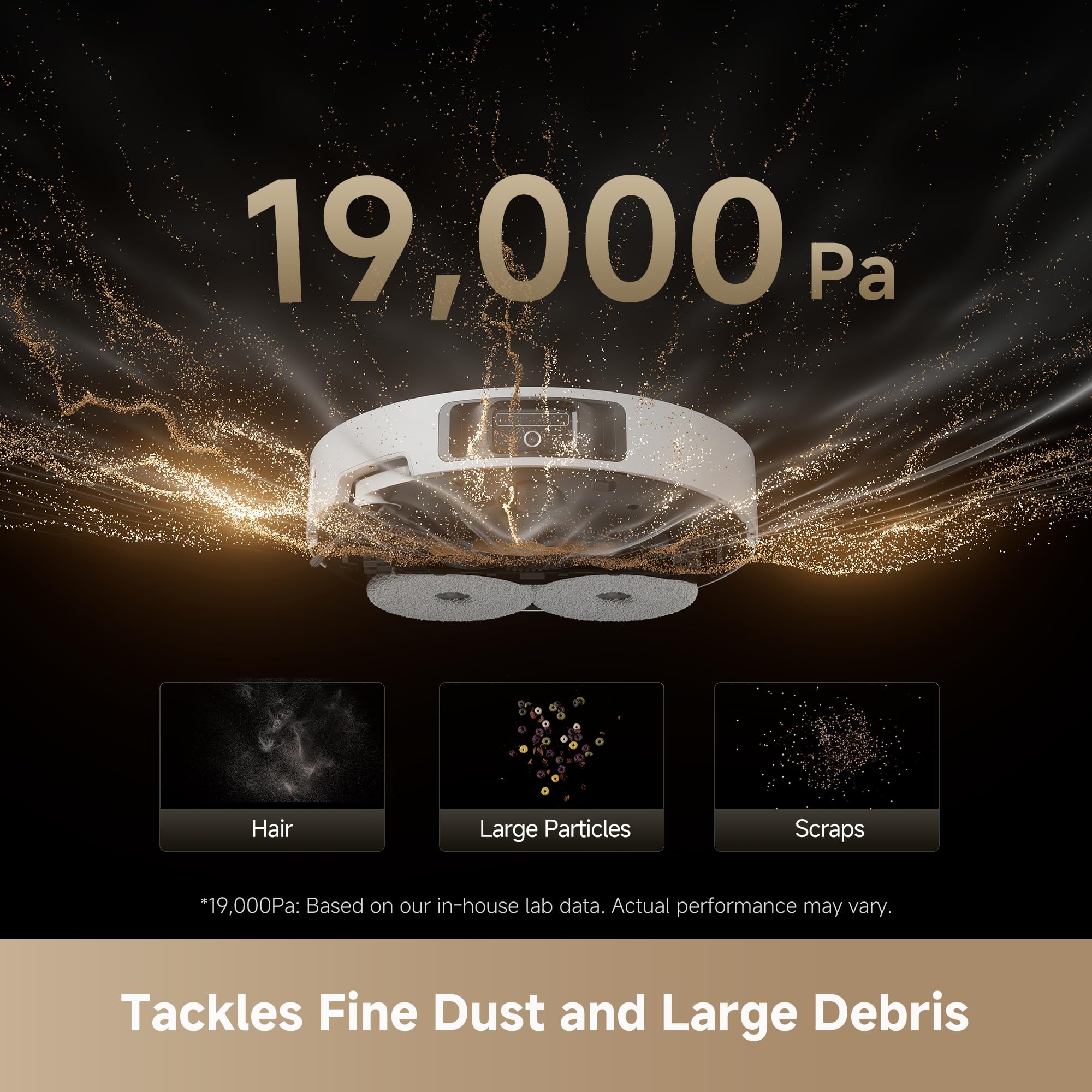 DREAME L40s Ultra AE Robot Vacuum and Mop Combo, 19,000Pa Suction, Self Emptying Dust Box, Flexible Mop & 167℉ Self Cleaning Washboard, Diverse Brush Selection, All-in-One Station, Auto Refill