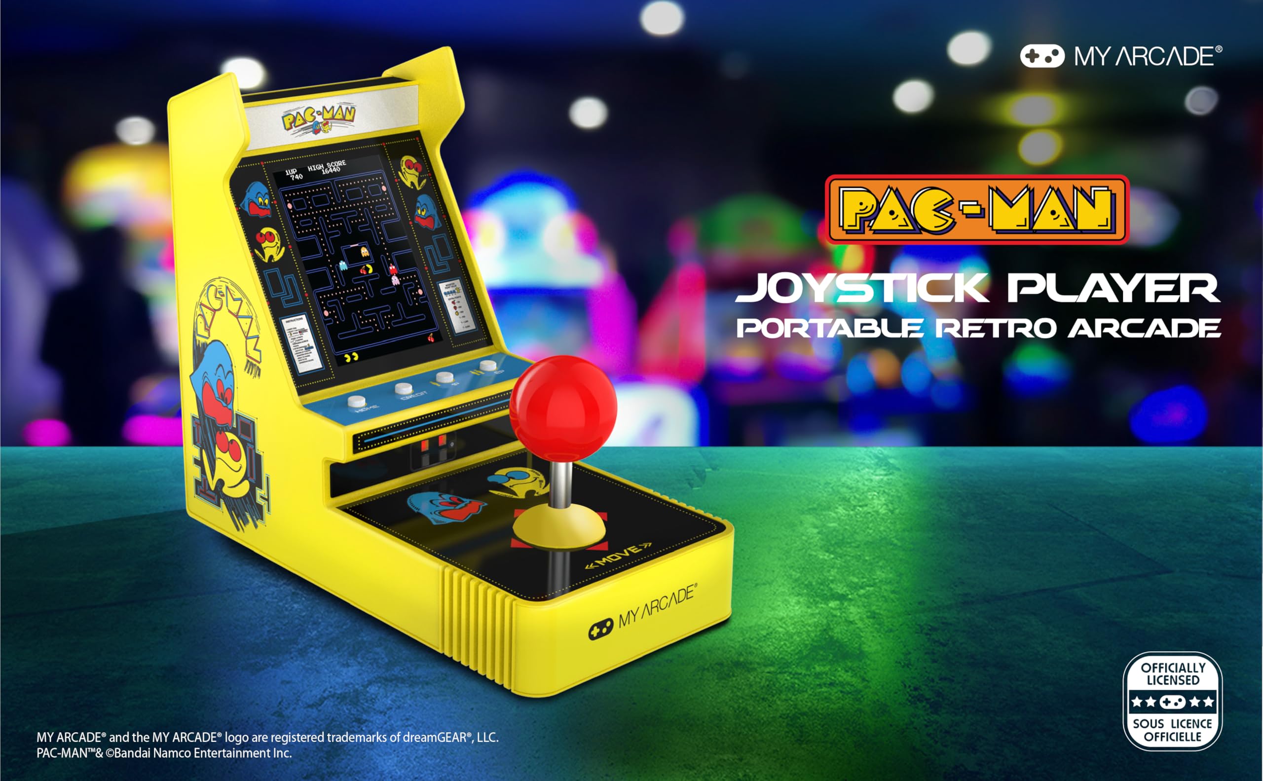 My Arcade Sonic Joystick Player: Sonic The Hedgehog, 2 Games in 1, Sega Classic, Gifts for Kids and Adults