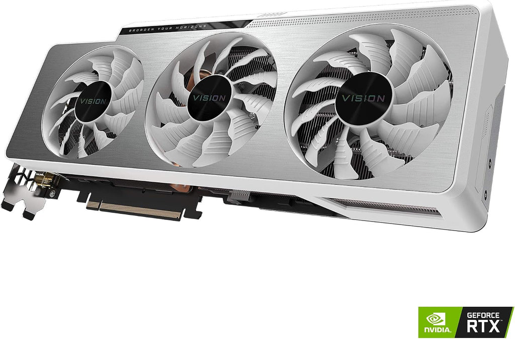 GIGABYTE GeForce RTX 3090 Vision OC 24G Graphics Card, 3X WINDFORCE Fans, 24GB 384-bit GDDR6X, GV-N3090VISION OC-24GD Video Card