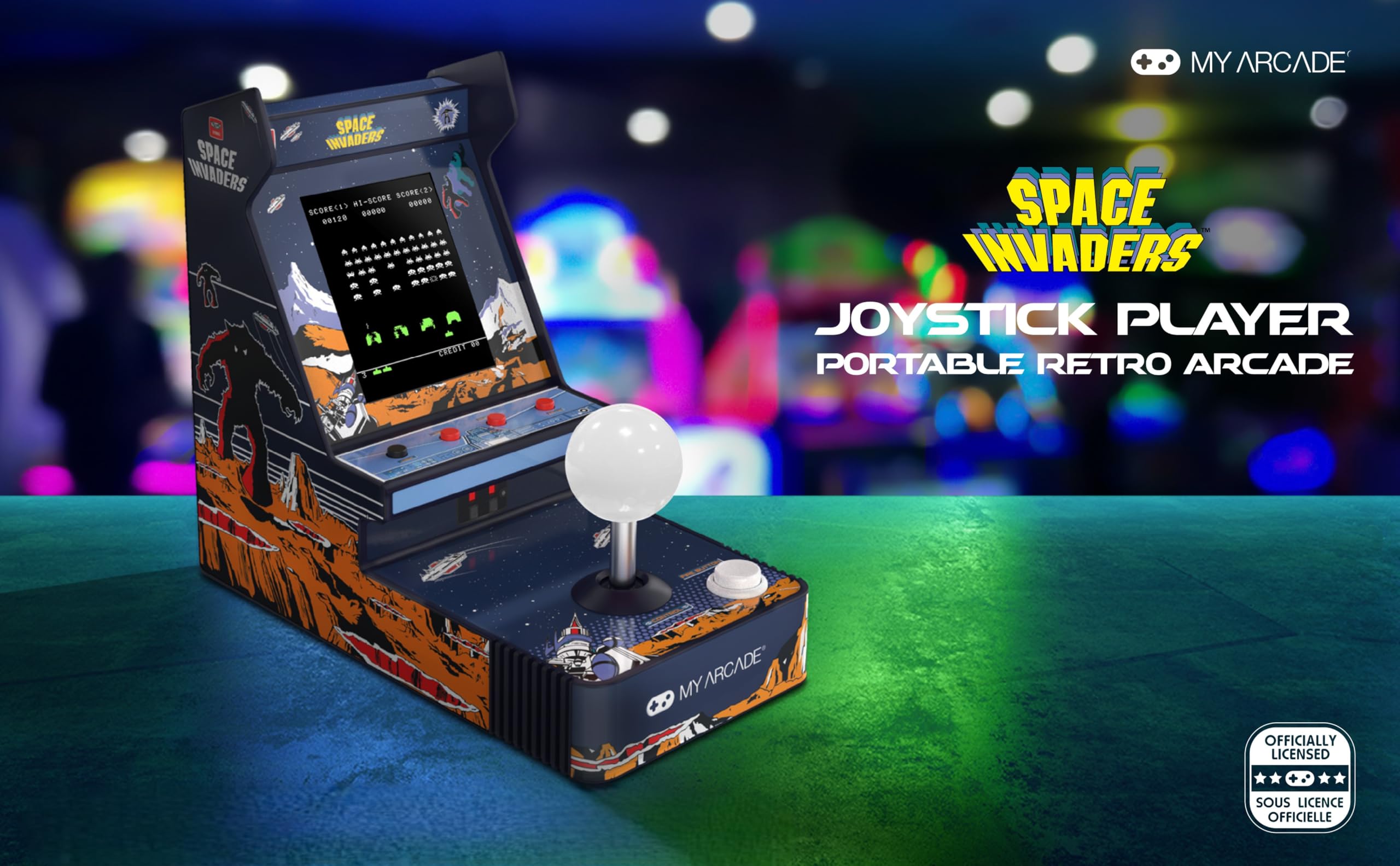 My Arcade Sonic Joystick Player: Sonic The Hedgehog, 2 Games in 1, Sega Classic, Gifts for Kids and Adults