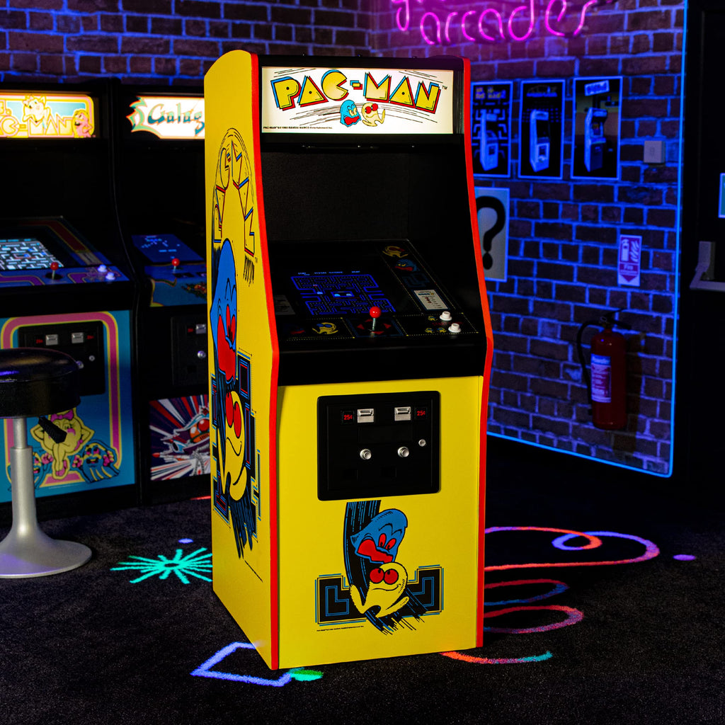 Numskull Quarter Arcades Teenage Mutant Ninja Turtles Collector's Edition Mini Arcade - 1/4 Scale Authentic Wooden Replica, Original ROM, Rechargeable Battery & 3W Speakers for Retro Enthusiasts