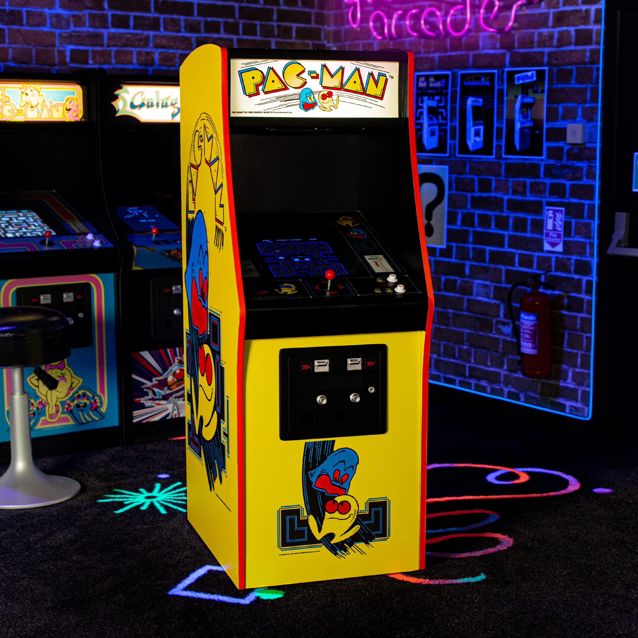 Numskull Quarter Arcades Teenage Mutant Ninja Turtles Collector's Edition Mini Arcade - 1/4 Scale Authentic Wooden Replica, Original ROM, Rechargeable Battery & 3W Speakers for Retro Enthusiasts