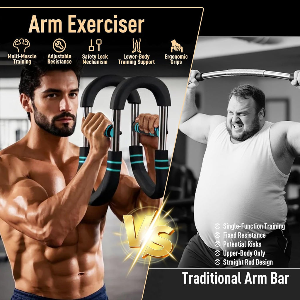 Twister Arm Trainer 70-110lbs Adjustable Chest Workout Equipment for Home Gym Portable Chest Trainer for Men & Women Arm Chest and Shoulder Strength Training Fitness Tool