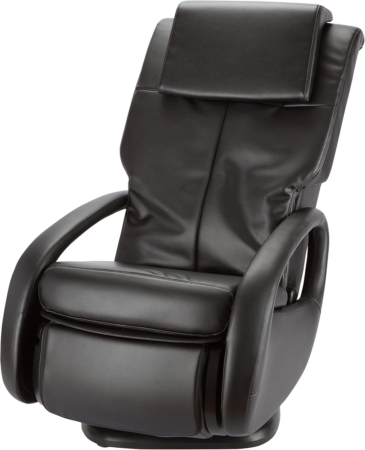 Human Touch WholeBody Swivel-Base Full Body Relax and Massage Chair - Perfect for Home Relaxation and Stress Relief | Warm Air Heating | Customizable Massage | Retractable Ottoman | Black Color, 7.1"