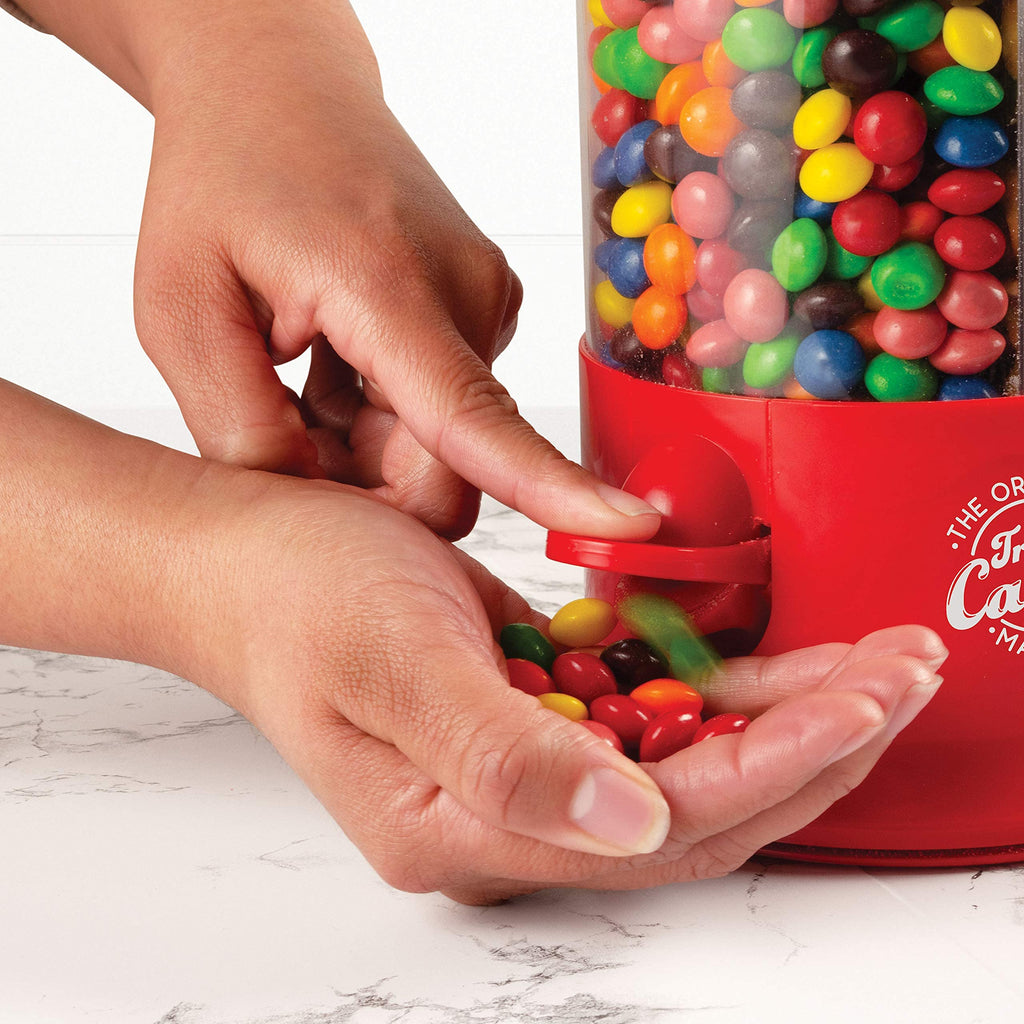 Handy Gourmet Original Triple Candy Machine-Fun Candy & Nut Dispenser-New & Improved (Pearl White), Standard (JB8450PWHI)
