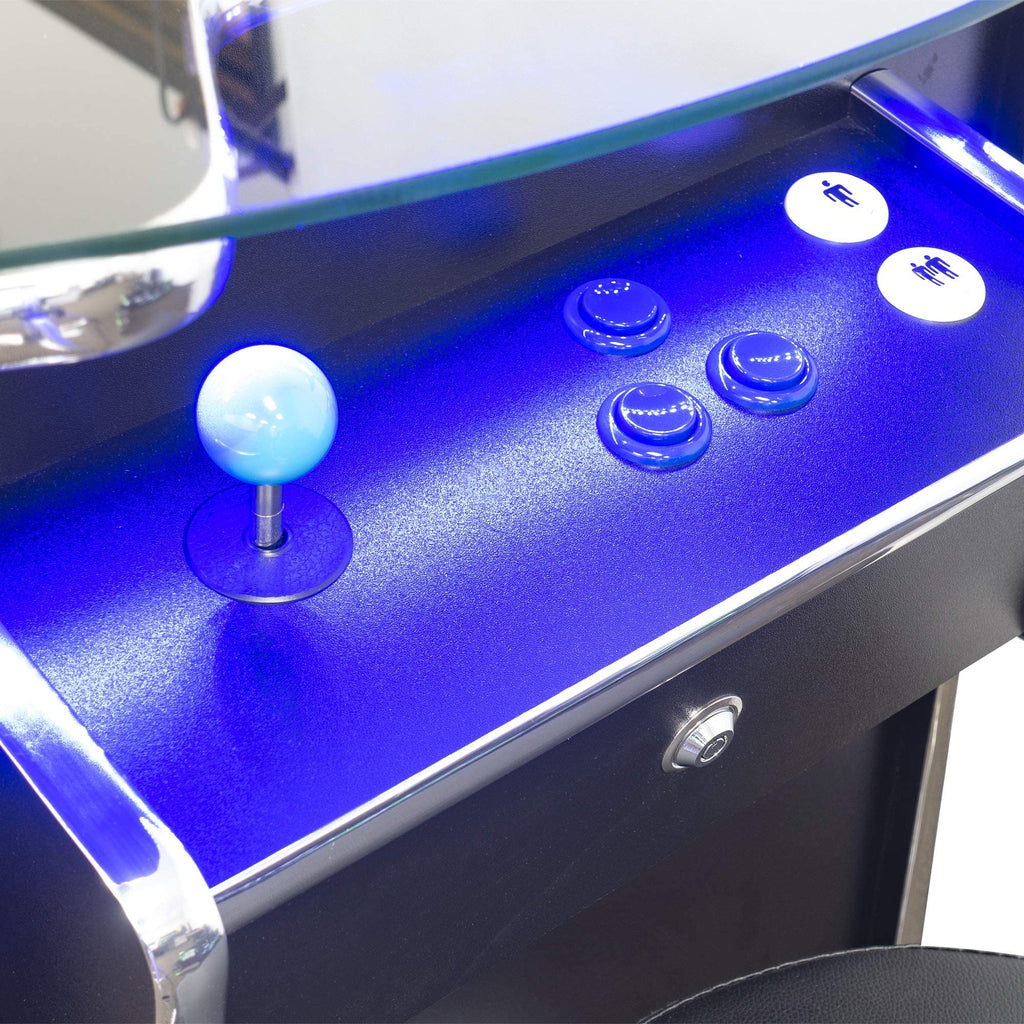 Creative Arcades Full-Size Commercial Grade Machine -Pub Style Arcade Table for 2 Player Cabinet for Home, 412 Games, Multiplayer Control Panel and Screen Size 22 inch.