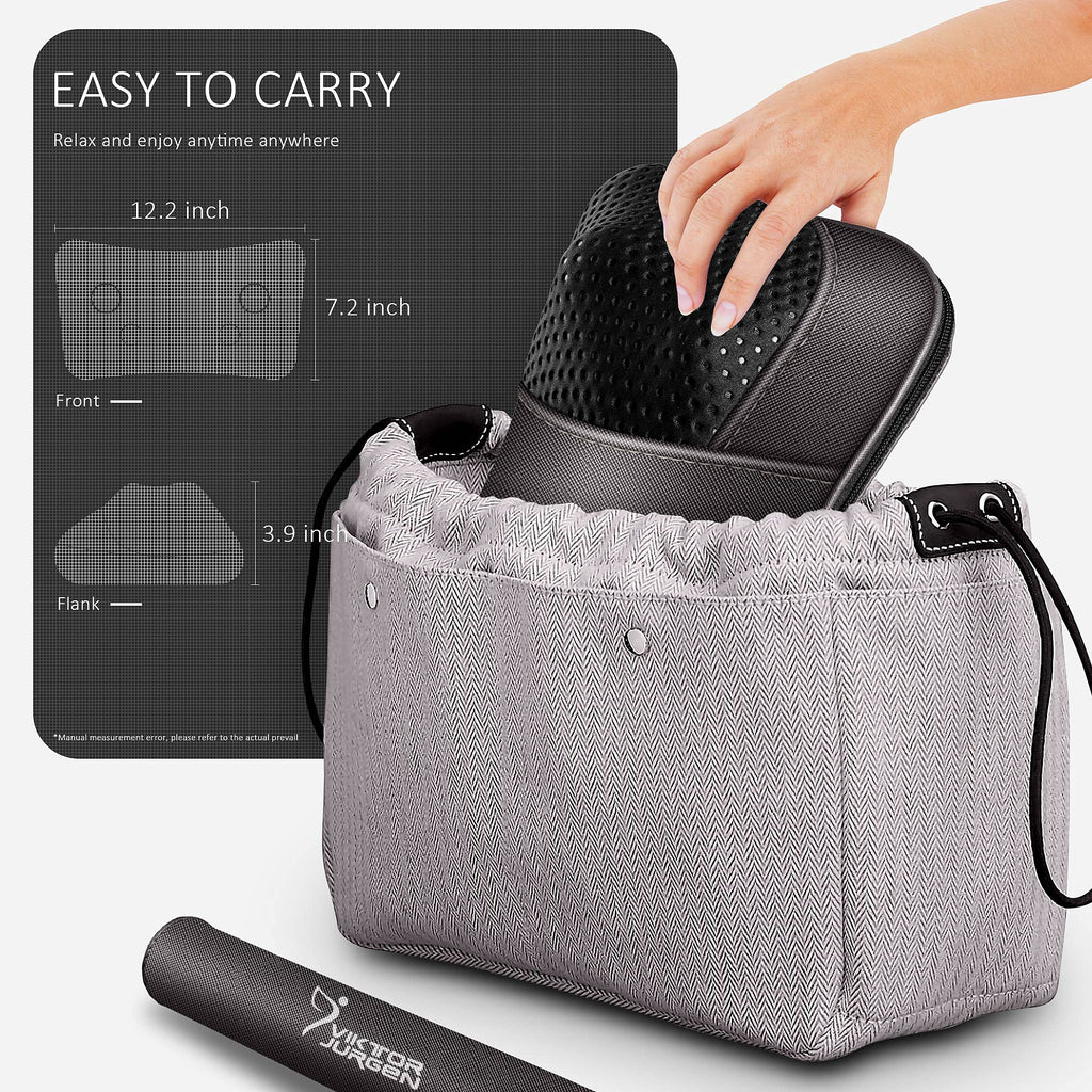 VIKTOR JURGEN Fathers Day Dad Gifts, Shiatsu Back Massager with Heat – Deep Tissue Massage for Neck, Shoulder, Back Pain Relief, Electric Kneading 3D Massage Pillow Gifts for Men Women Mom, Christmas
