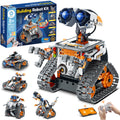 Sillbird Robot Building Kit with Remote Control STEM Gifts for Boys Age 8-13, Coding Robotic Toys for Kids Birthday, Buildable 5in1 Models with 488 Pieces