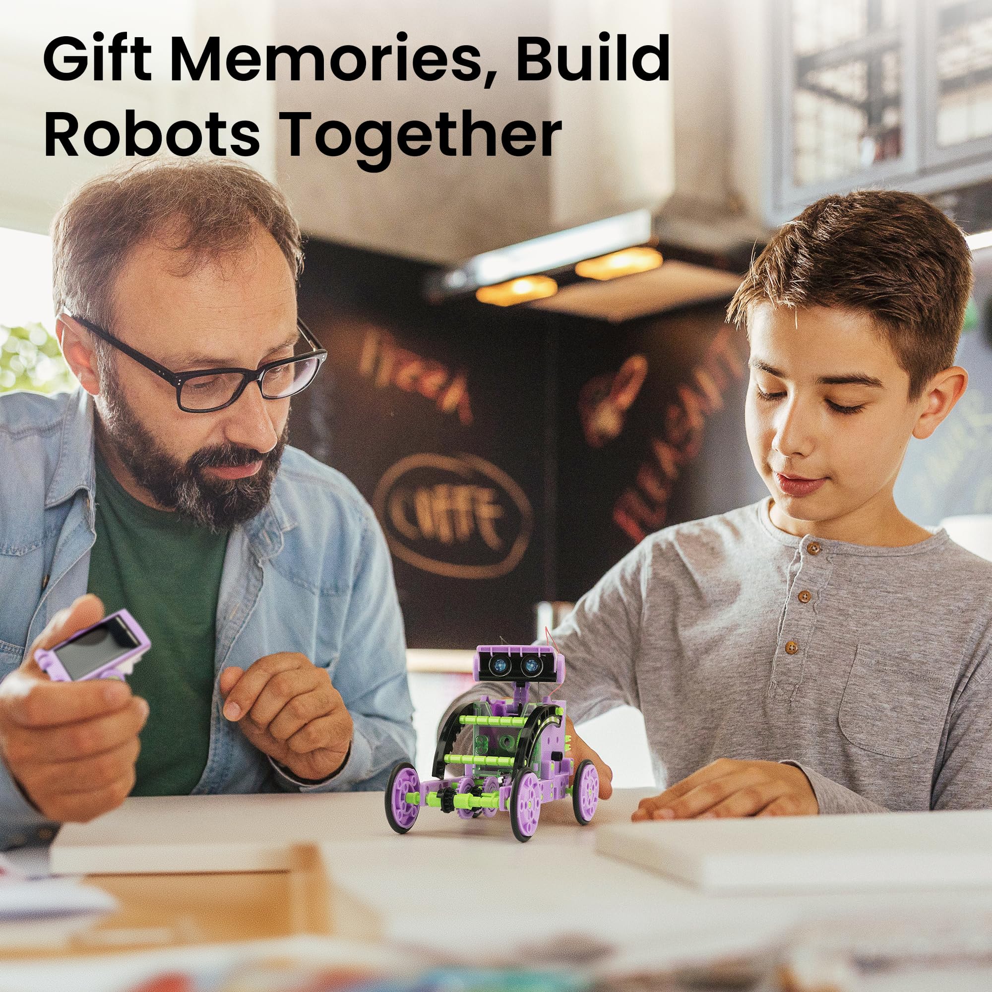 Sillbird 12-in-1 Solar Robot Building Kit STEM Gift for Boys Aged 8-13, DIY Science Educational Robotic Toys for Kids Teens Birthday, Powered by the Sun with 190 Pieces