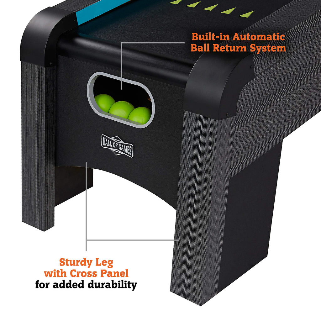 Hall of Games Roll & Score Multiple Styles Arcade Game Collection, Durable & Stylish Designs with Game Balls, Perfect for Family Game Rooms