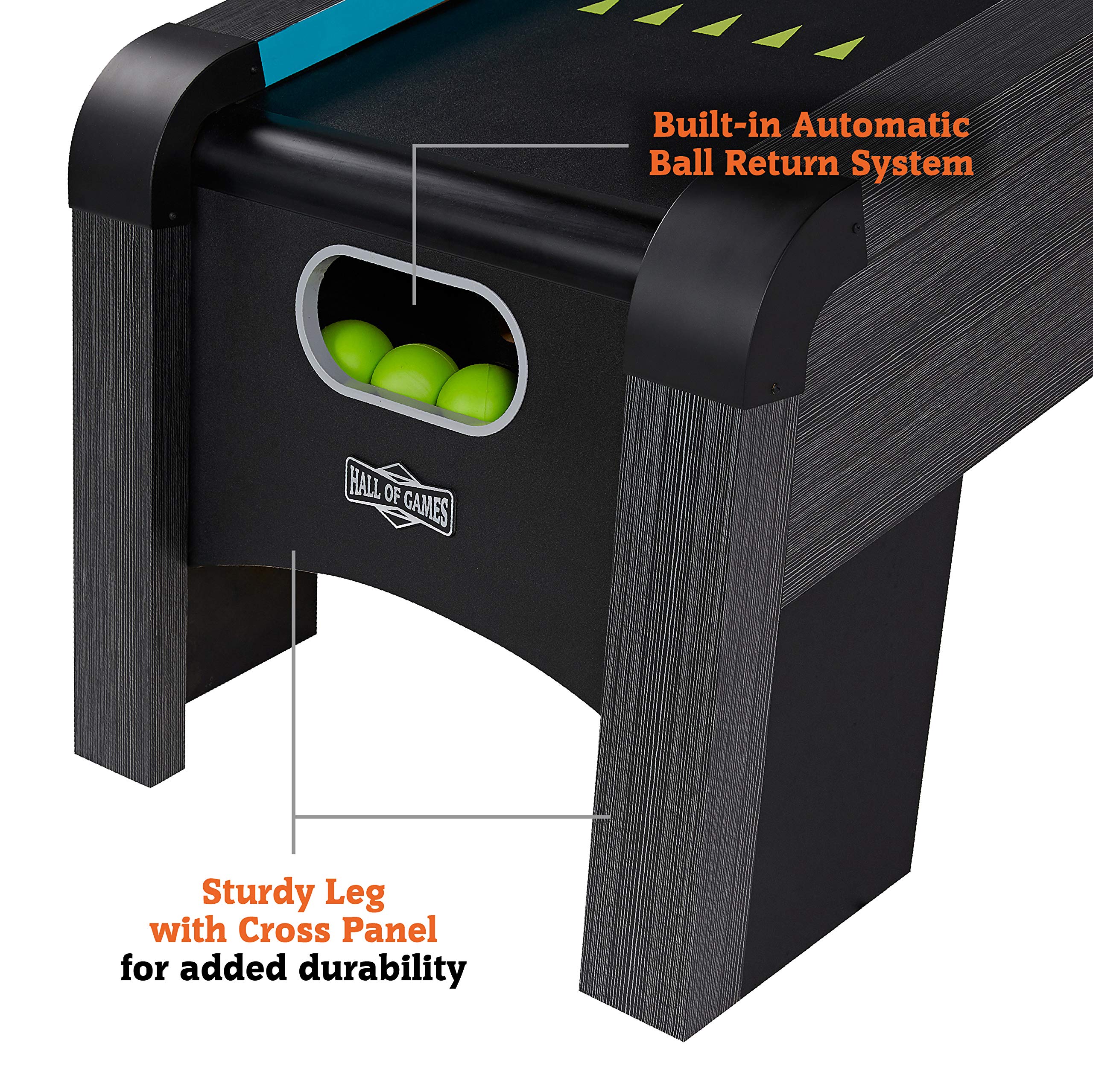 Hall of Games Roll & Score Multiple Styles Arcade Game Collection, Durable & Stylish Designs with Game Balls, Perfect for Family Game Rooms