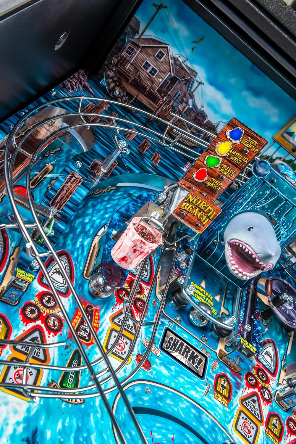 Stern Pinball Jaws with Insider Connected, Pro Edition Arcade Pinball Machine