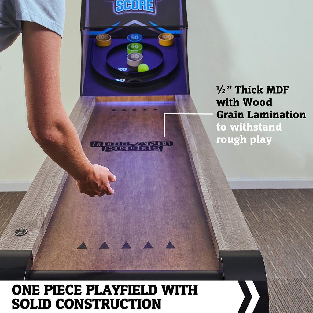 Hall of Games Roll & Score Multiple Styles Arcade Game Collection, Durable & Stylish Designs with Game Balls, Perfect for Family Game Rooms