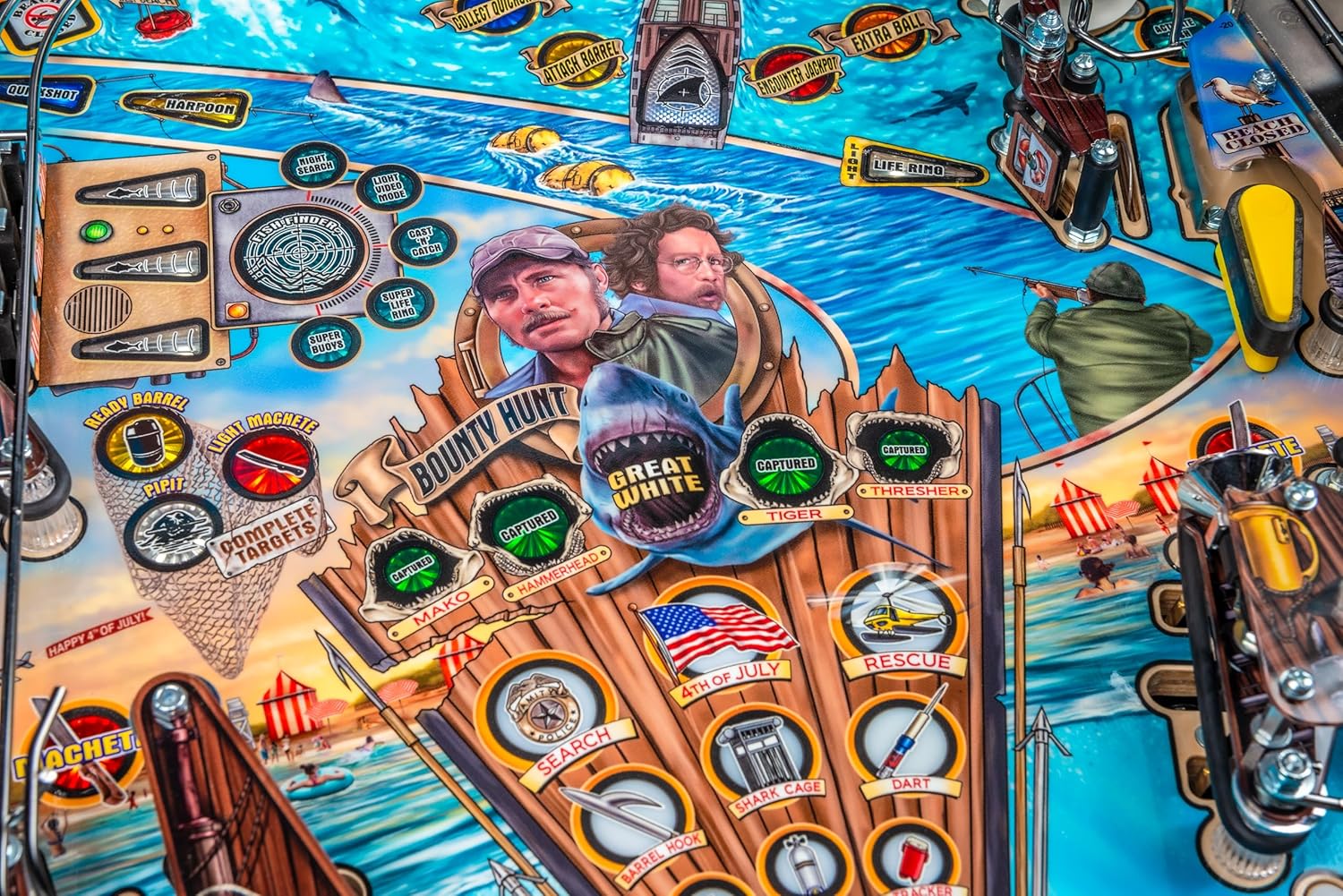 Stern Pinball Jaws with Insider Connected, Pro Edition Arcade Pinball Machine