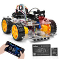 OSOYOO IoT Smart Robot Car Kit for Arduino – Classroom STEM Robotics Kit with WiFi & Bluetooth Control, Coding & Electronics Learning Platform for Schools