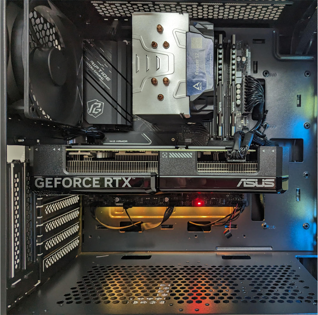 Centaurus Andromeda A4.1 Desktop - AMD Ryzen 9 9900X 12-Core 5.0GHz, Radeon RX 9070 XT 16GB, 2TB NVMe SSD, 32GB DDR5 RAM, Windows 11 Pro, Liquid Cooler, WiFi. Custom Gaming PC VR 4K Ready