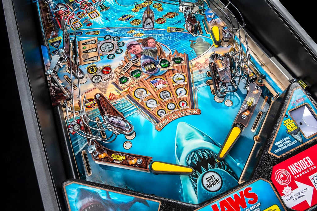 Stern Pinball Jaws with Insider Connected, Pro Edition Arcade Pinball Machine