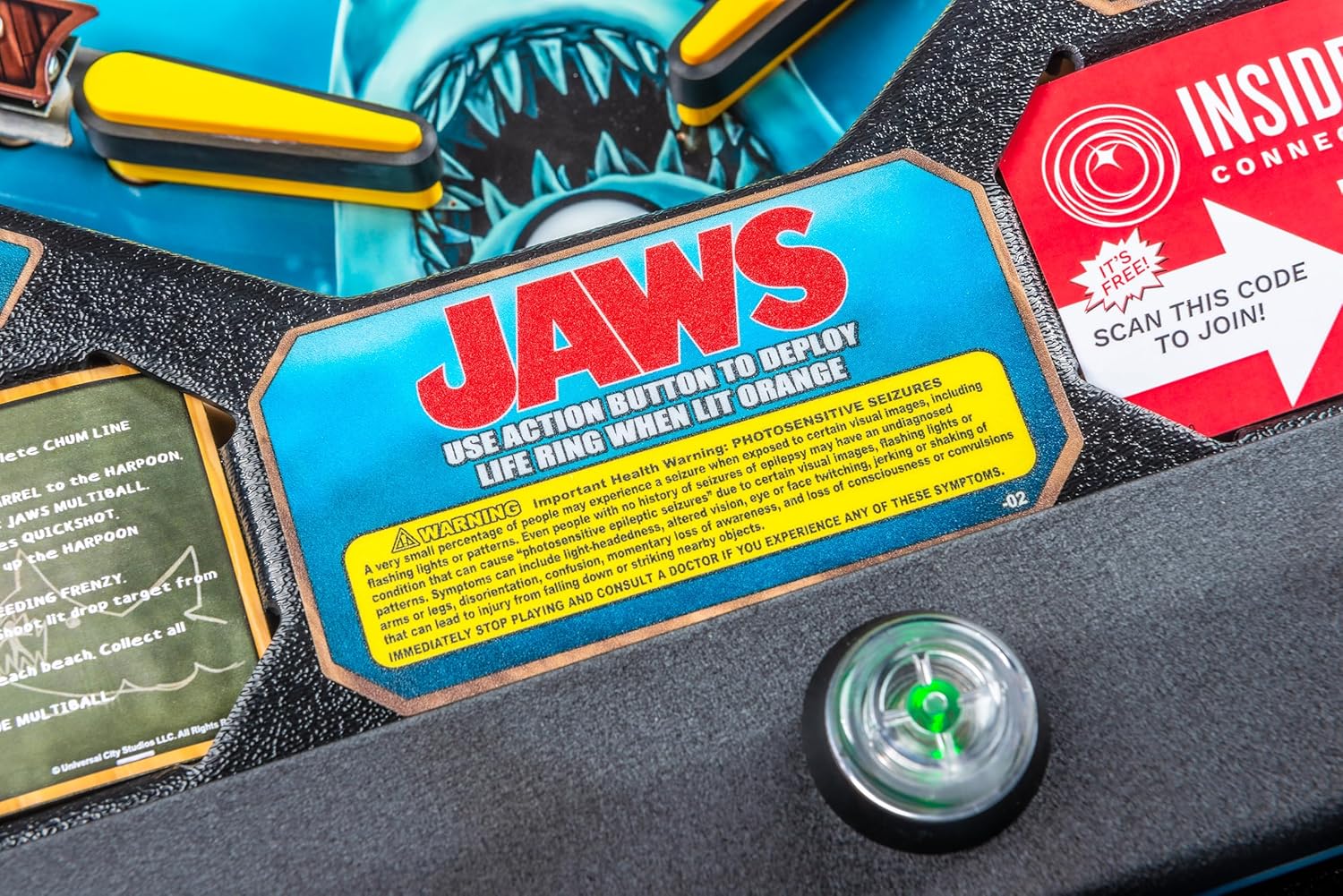 Stern Pinball Jaws with Insider Connected, Pro Edition Arcade Pinball Machine