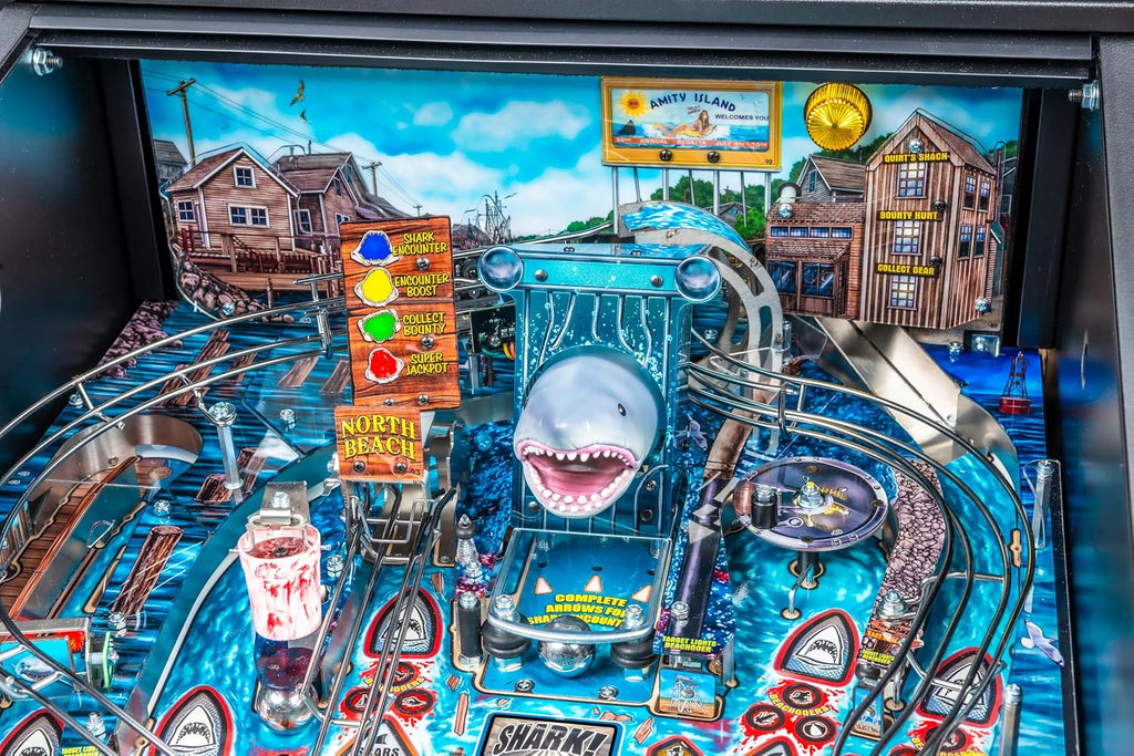 Stern Pinball Jaws with Insider Connected, Pro Edition Arcade Pinball Machine
