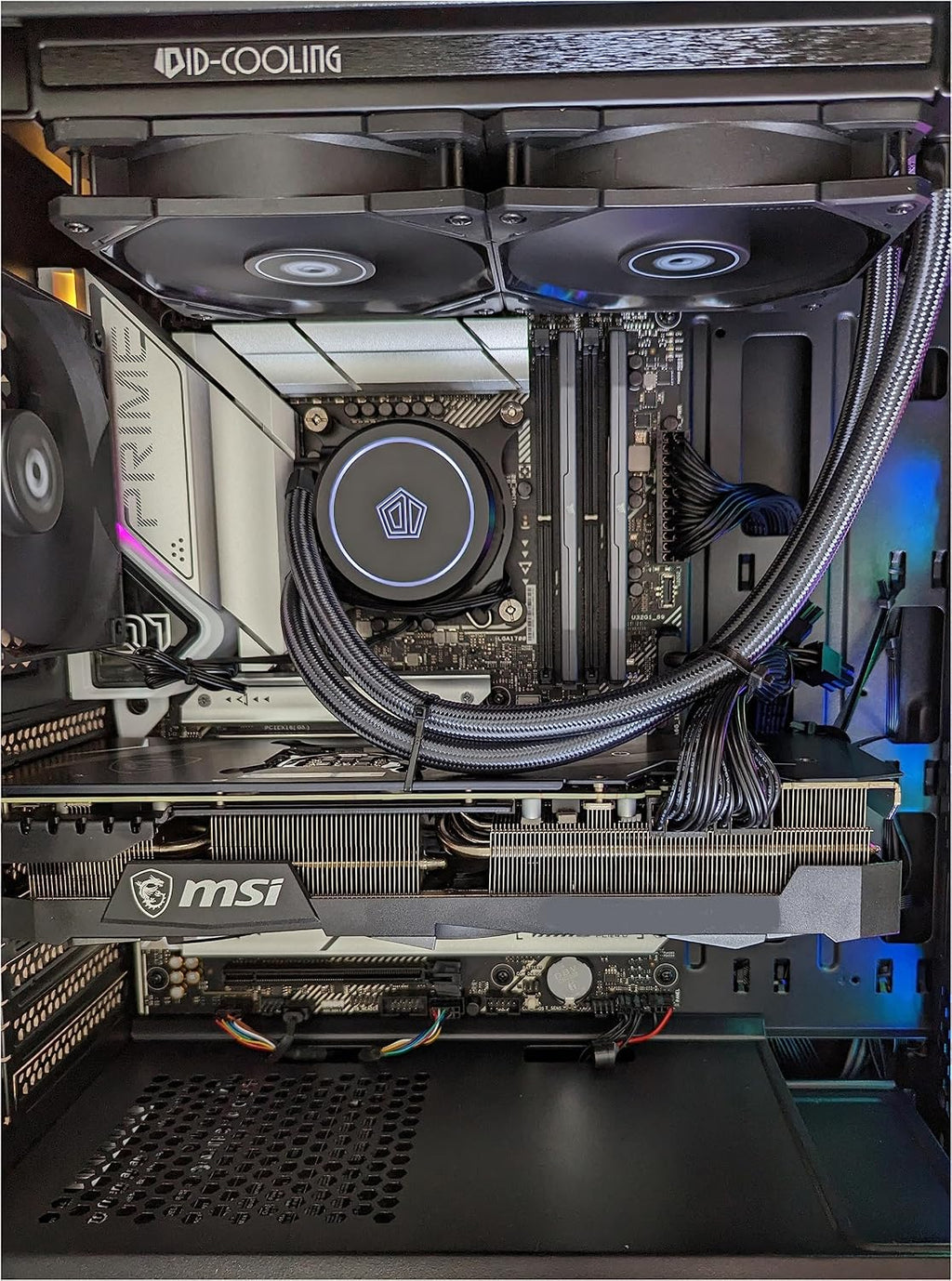 Centaurus Warrior 2 Gaming Desktop, Intel i9-14900K 24-Core, GeForce RTX 5070, 2TB NVMe SSD, 32GB DDR5 RAM, Windows 11 PRO, WiFi, Liquid Cooler. Fast VR Ready 4K Computer PC for Games, Video